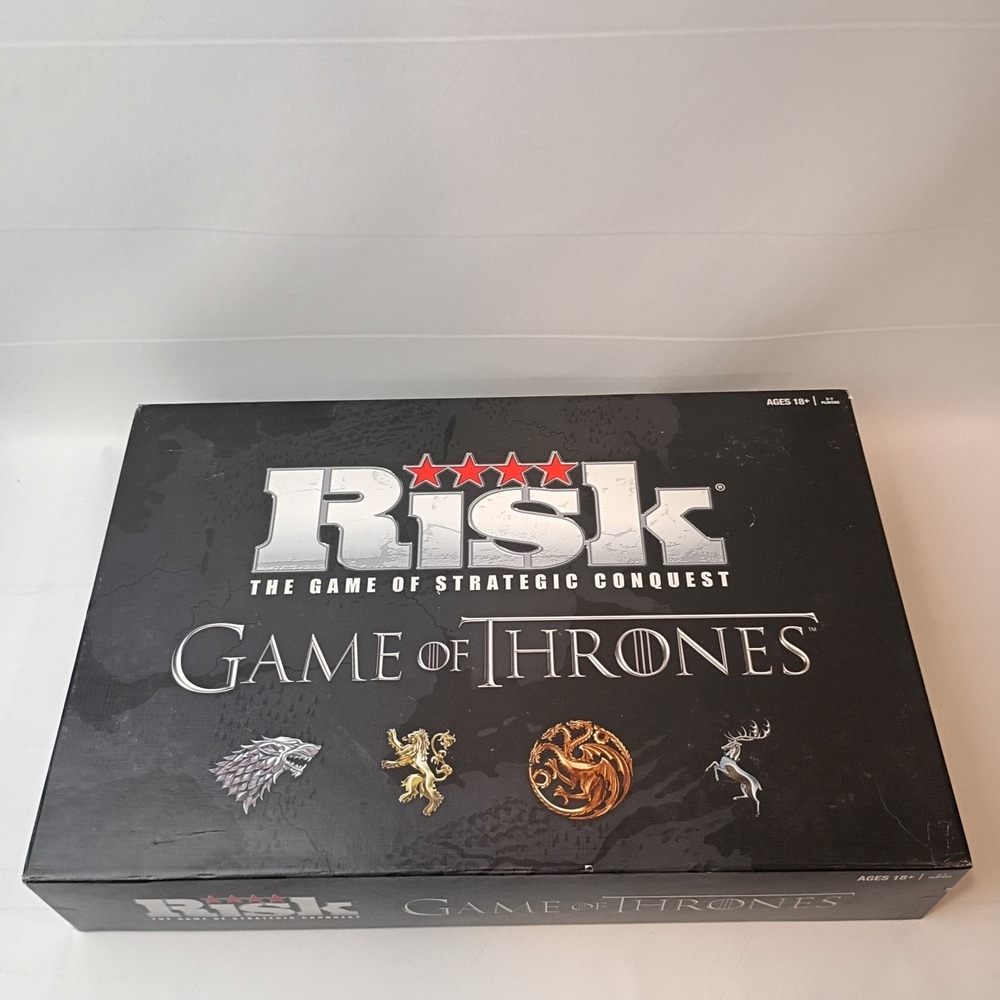 RISK Game Of Thrones Edition Strategic Conquest Board Game Complete CIB, HBO